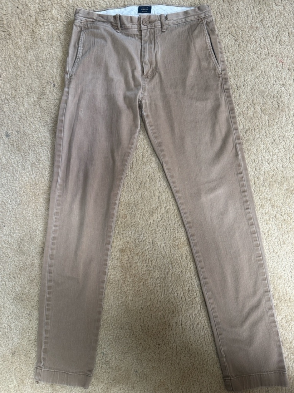J. Crew 484 Stretch Khaki Chinos 28 x 32